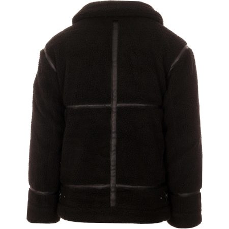 Back view of Teddy Retro Flight Jacket