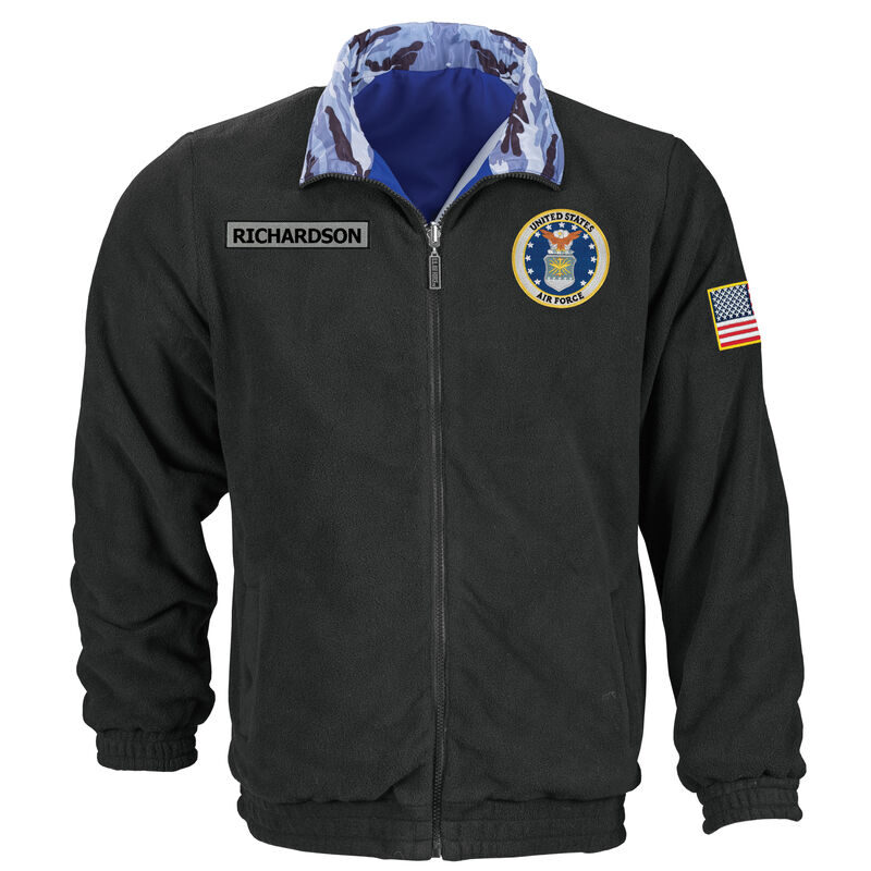 U.S. Air Force Reversible Black Bomber Jacket