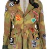 Women's Patchwork Military Jacket
