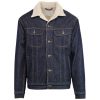 Retro Sherpa Denim Military Jacket