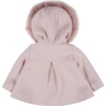 Pink-Fur-Hoodie-Kid’s-Pea-Coat