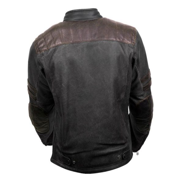 Back view of Men's EXO 1909 Leather Jacket