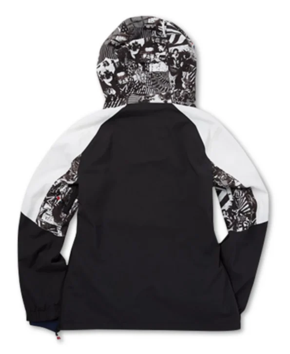 Back view of Military Men's USA Jacket