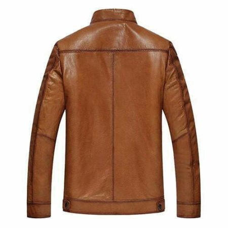 Men's Shearling Lined Leather Jacket