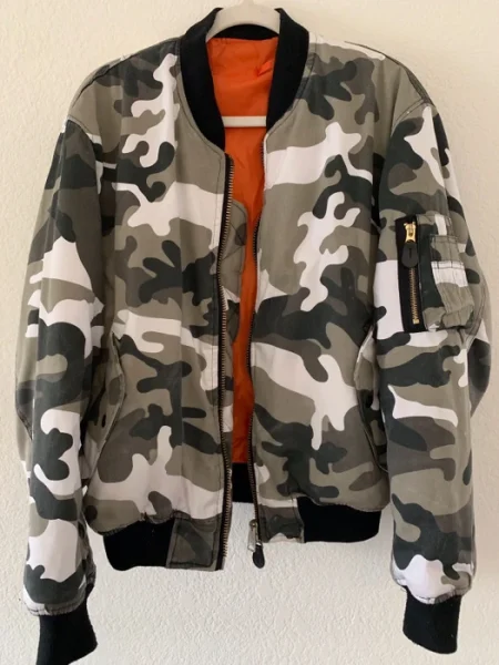 Men's Military Vintage Camo Jacket