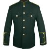 Men's Tunic Style Military Jacket