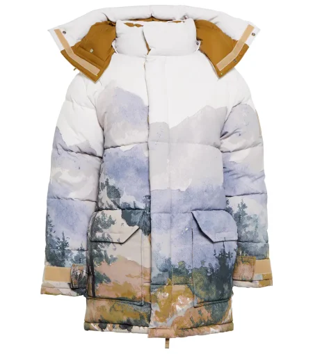 Parka Printed Down Puffer Jacket