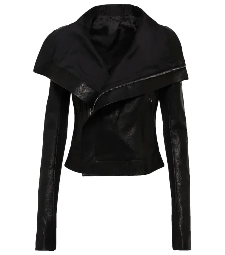Women's Biker Black Leather Jacket