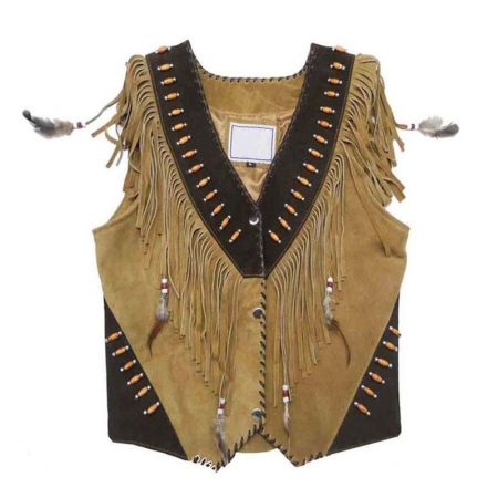Fringed Leather Vest
