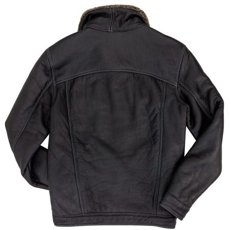 Back view of Sheepskin Aviator Jacket