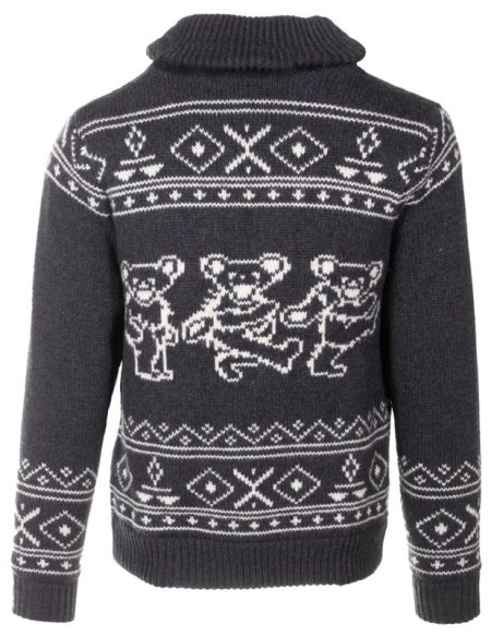 Back view of Grateful Dead Sweater Jacket