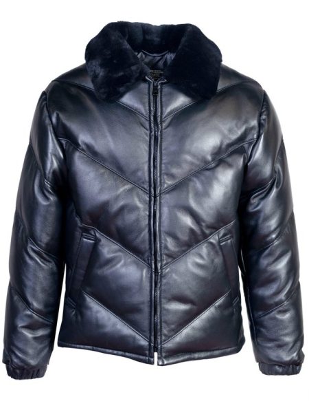 Lambskin Down-Filled Puffer Jacket