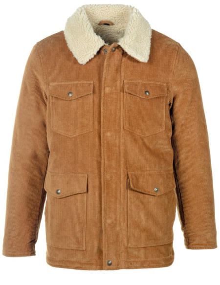 Men's Corduroy Military Jacket