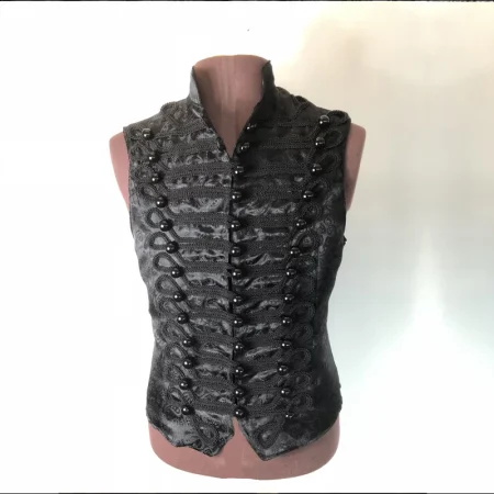 Men's Crafting Military Black Vest
