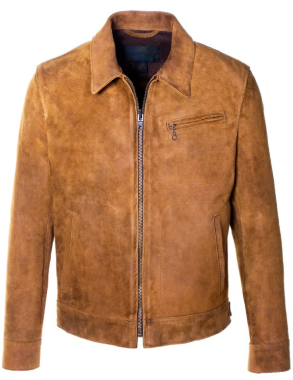 Men's Unlined Rough Out Suede Jacket