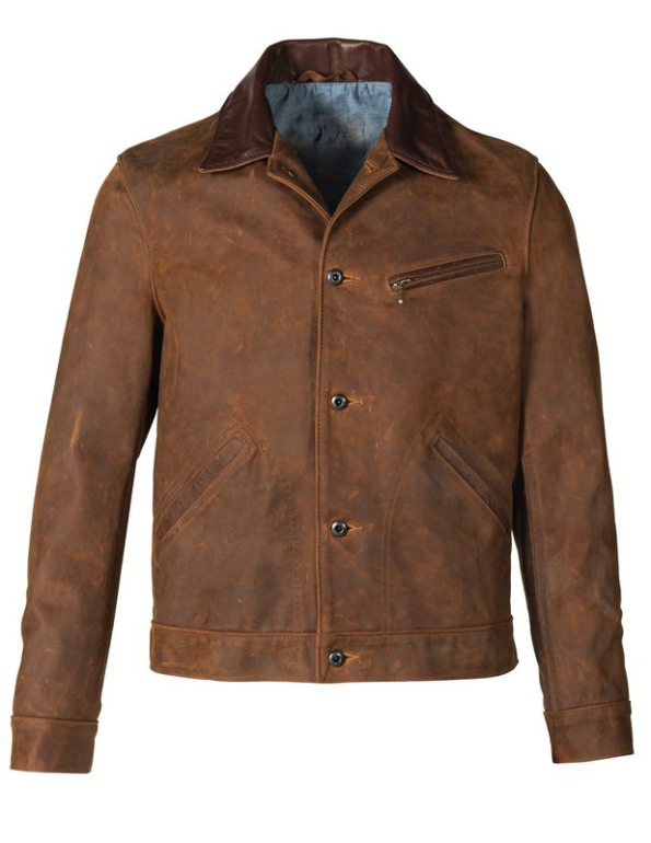 Nubuck Cowhide Mechanic's Jacket
