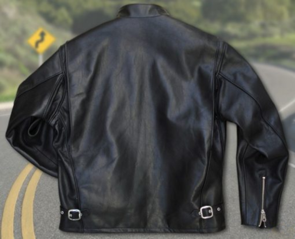 Back view of Classic Racer Motorcycle Jacket