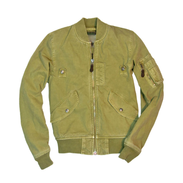 Olive Green Women's Bomber Jacket