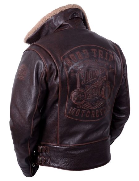 Indy 500 Biker Leather Jacket