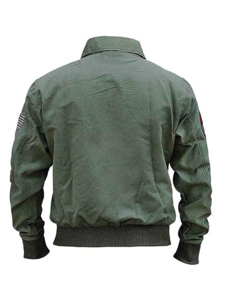 Back view of Top Gun Maverick Bomber Jacket