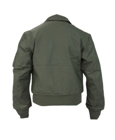 Back view of U.S Military Flight Jacket