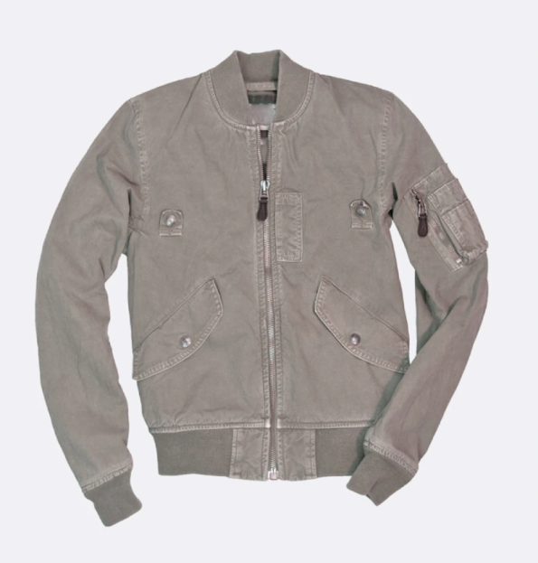 Gray Women's Bomber Jacket