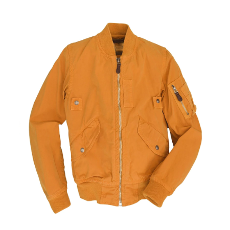 Orange Women's Bomber Jacket