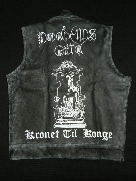 Back view of Real Leather Vest