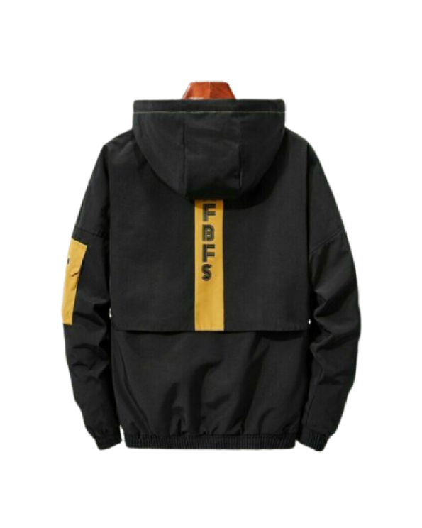 Back Air Force Hip Hop Windbreaker Jacket
