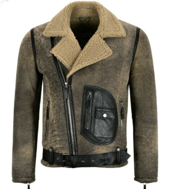 B3 Sheepskin Flying Leather Bomber Jacket