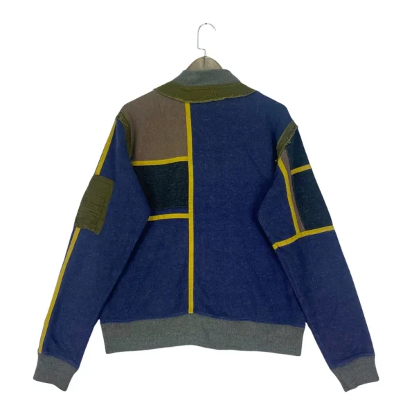 Back Japan Patchwork Bomber Jacket