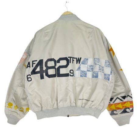 Back MA-1 Military Flight Bomber Jacket