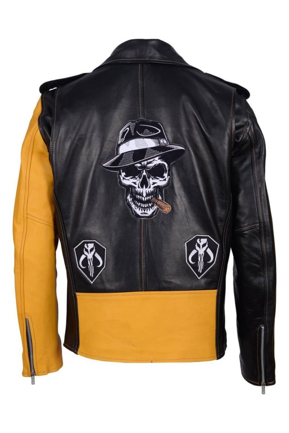 Back Men's Moto Leather Jacket