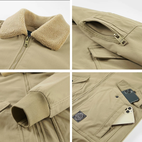 Thicken Warm Windbreaker Jacket