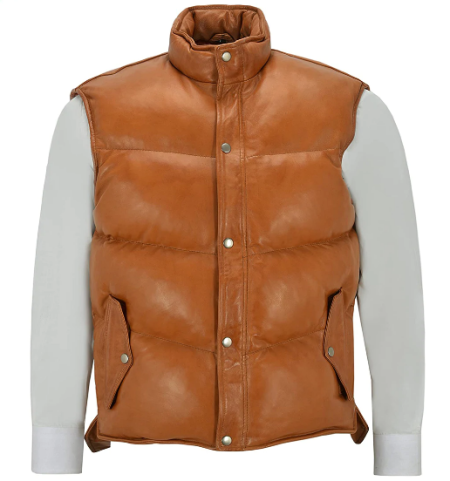 Lambskin Leather Casual Vest