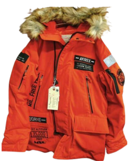 Men Fur Military Parka Jacket