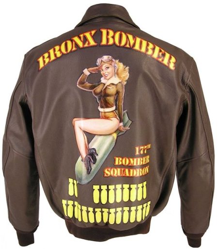 Men's Bronx Bomber Leather Jacket