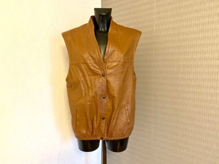 Men's Steampunk Brown Leather Vest