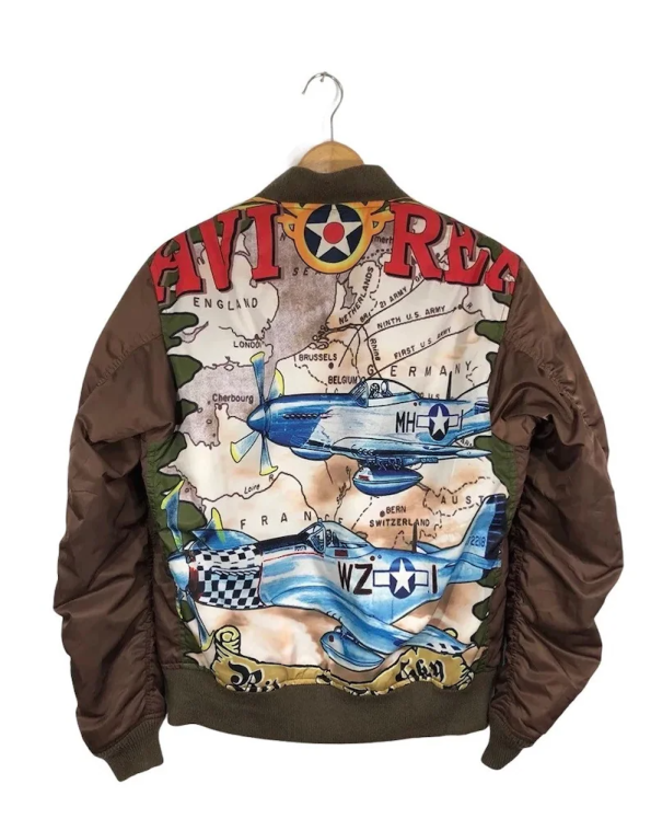Men's Vintage Nylon Bomber Jacket