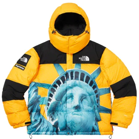 Puffer Liberty Print Yellow Jacket