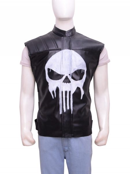 Punisher Tactical Leather Vest