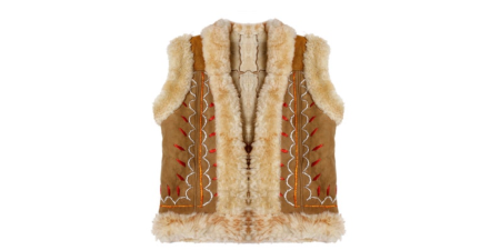Sheepskin Wool Leather Vest