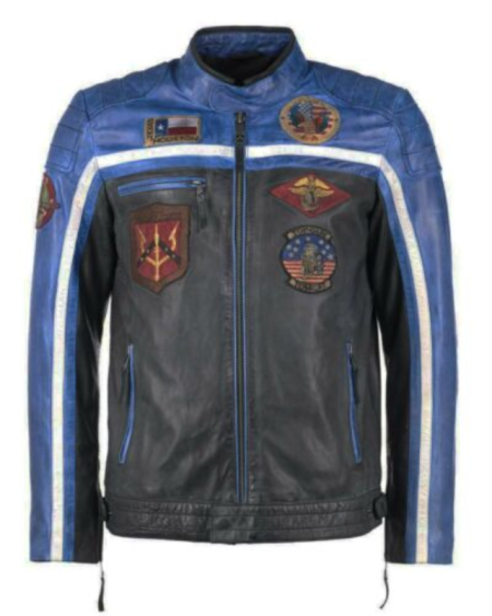 Top Gun Leather Moto Jacket