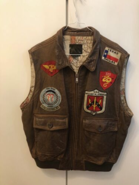 Top Gun Leather Vest