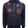 Top Gun Men’s Zip Up Hoodie Jacket