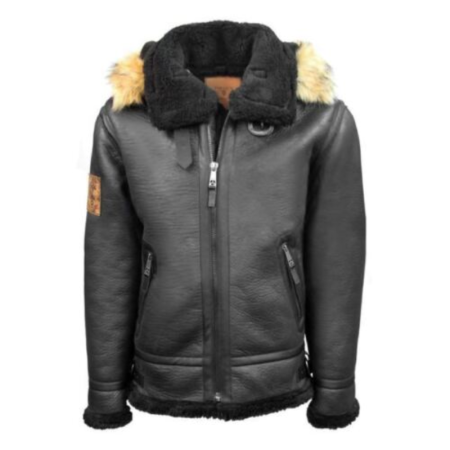 Top Gun Premium Shearling Leather Jacket