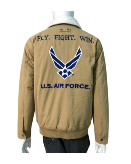 Back U.S Air Force Fly Fight Win Jacket