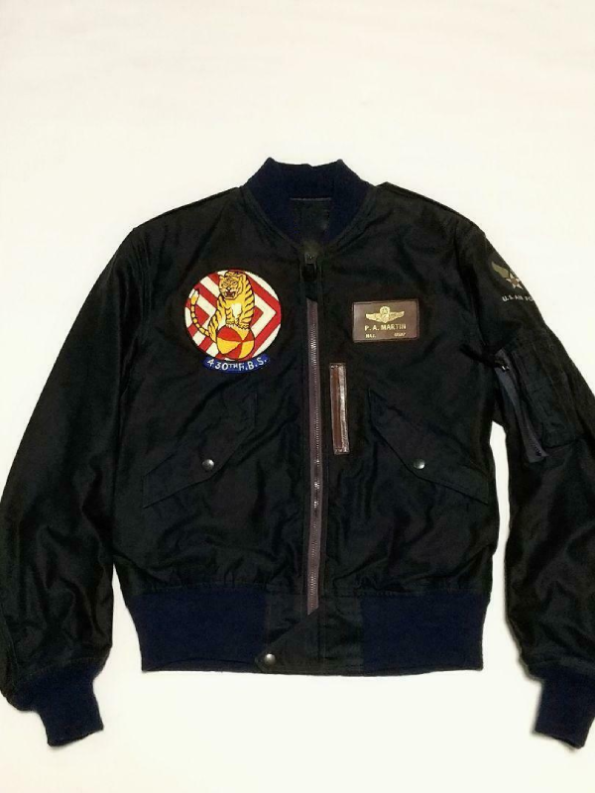 Air Force Black Cotton Jacket