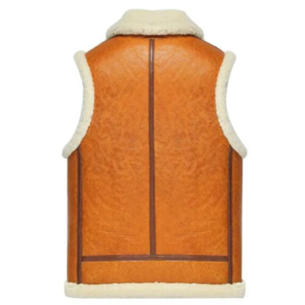 Back Biker Real Leather Vest