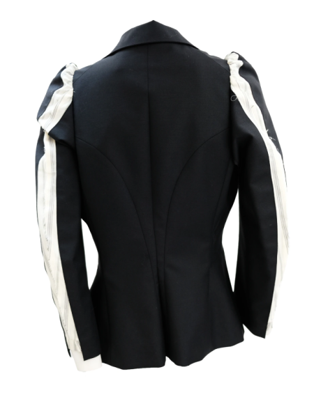 Back Navy Blue Pea Coat